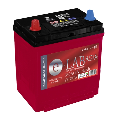 Аккумулятор E-LAB  ASIA  6СТ 42 1(L+)