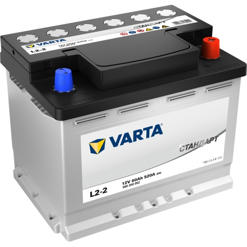 Аккумулятор VARTA  Стандарт 60 0(R+)