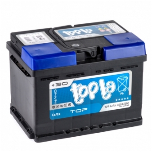 Аккумулятор TOPLA  Top Sealed 6СТ 62 0(R+)