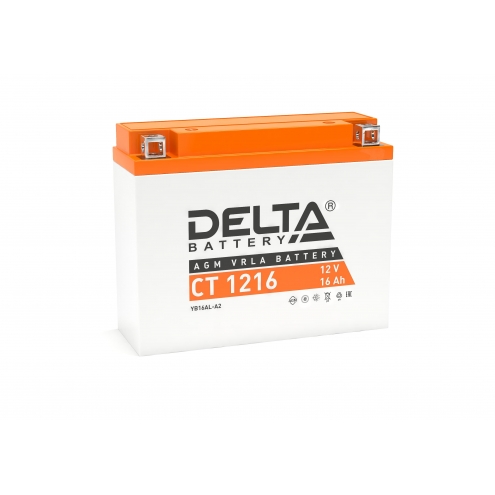 Аккумулятор Delta  CT 1216 16 А 0(R+)