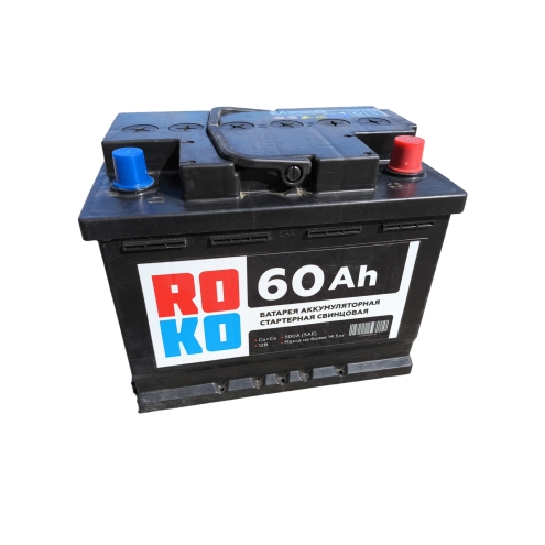 Аккумулятор ROKO  6 СТ  60 0(R+)