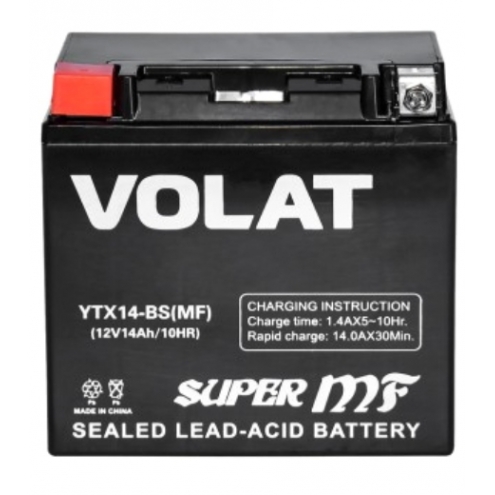 Аккумулятор VOLAT  YTX14-BS (MF) 14 1(L+)