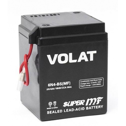 Аккумулятор VOLAT  6N4-BS (MF) 4 1(L+)