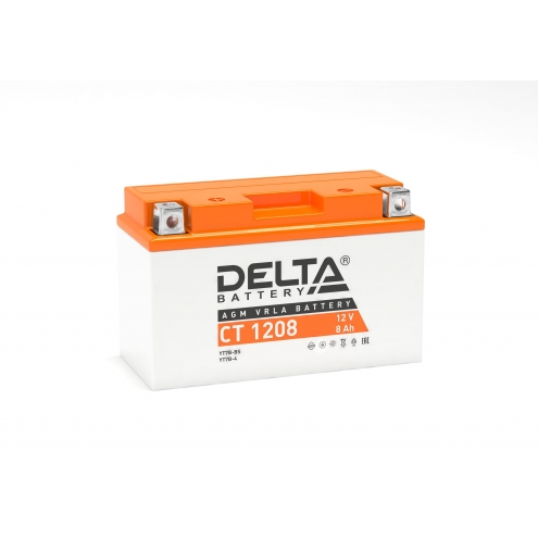 Аккумулятор Delta  CT 1208 8 А 1(L+)