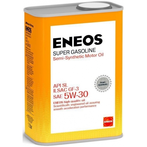 Масло моторное полусинтетическое ENEOS SUPER GASOLINE SL п/с 5W-30 1